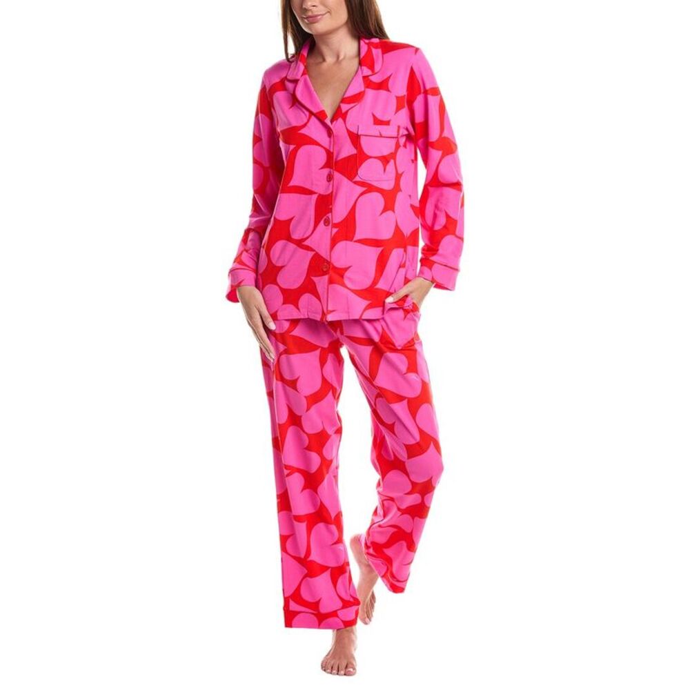 Bedhead Womens  X Trina Turk 2Pc Pajama Set, Pink